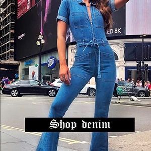 Denim jumpsuit